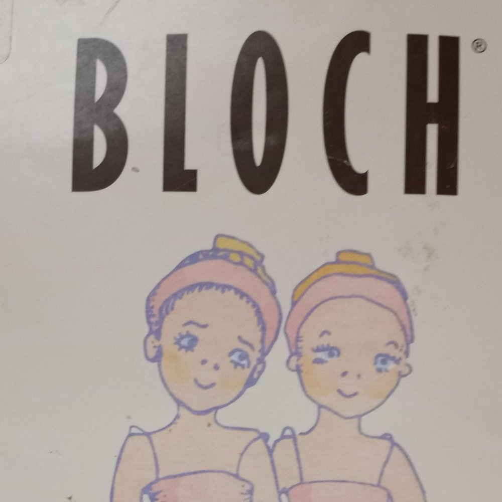 'BLOCH' Black footed Dance Tights Size L NWOT